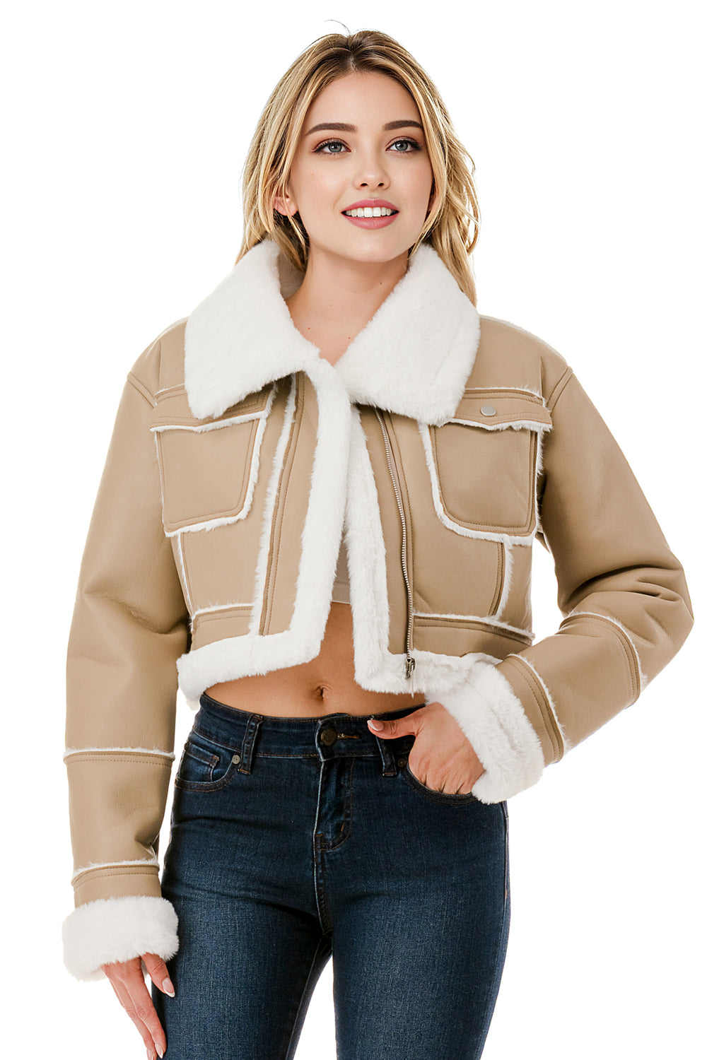Aspen Shearling Aviator Jacket