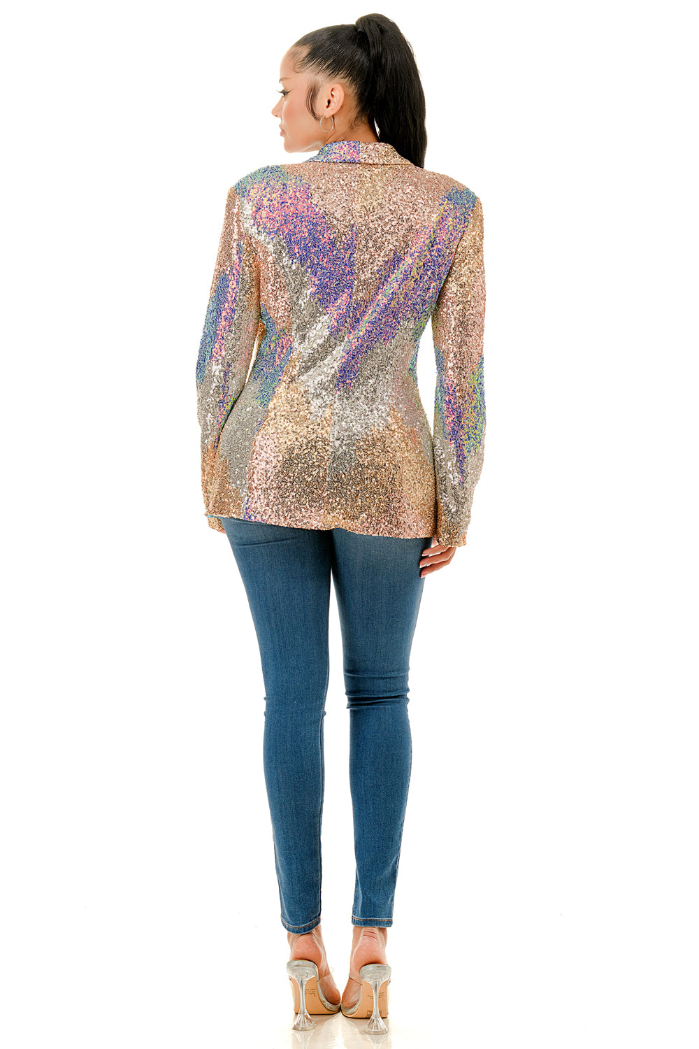 Prism Afterparty Sequin Blazer