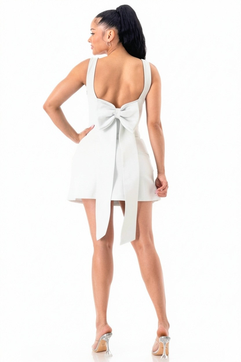 Starlight Embellished Bandage Mini Dress