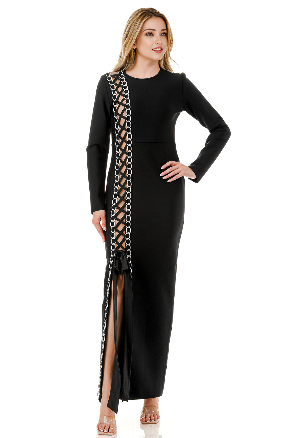 メルトザレディ ring point long dress ザレッドスレッド