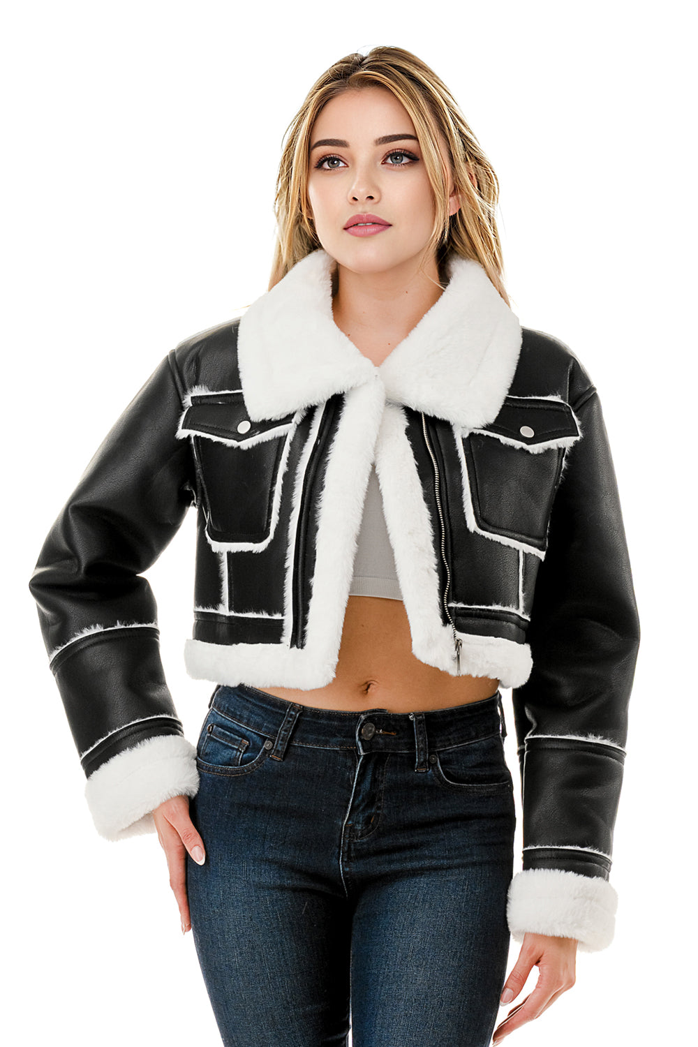 Aspen Shearling Aviator Jacket