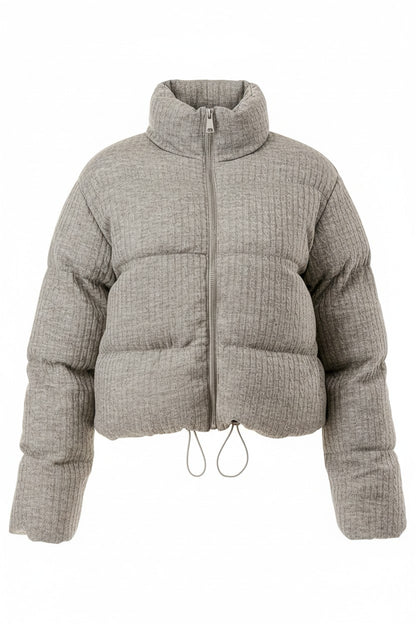 Aspen Chill Cable Knit Puffer Jacket