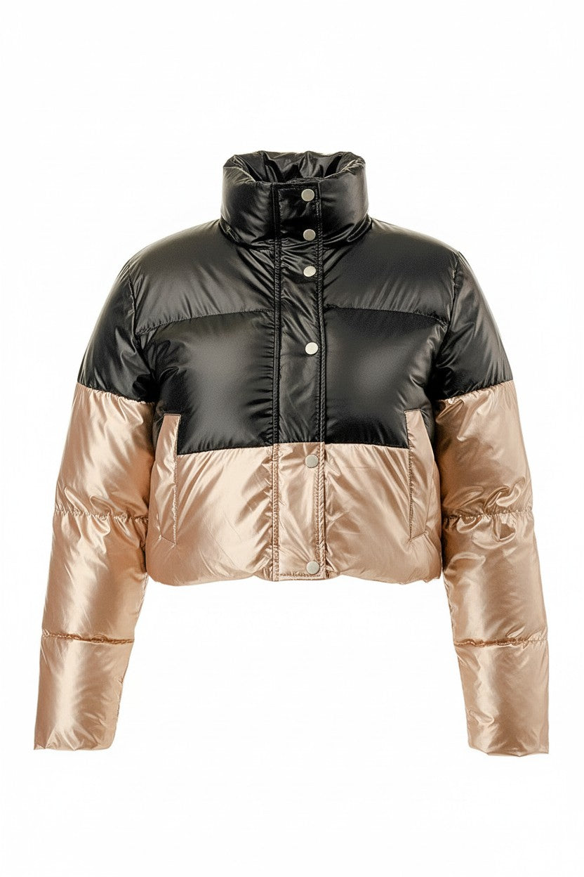 Midnight Split Shine Puffer
