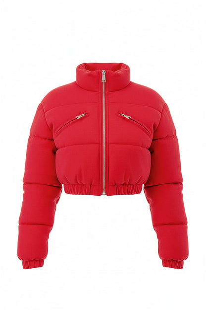 After Midnight Cropped Puffer Jacket