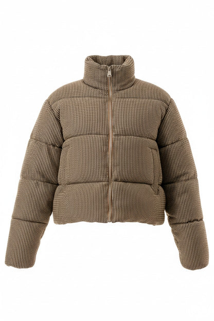 Chelsea District Houndstooth Puffer Jacket