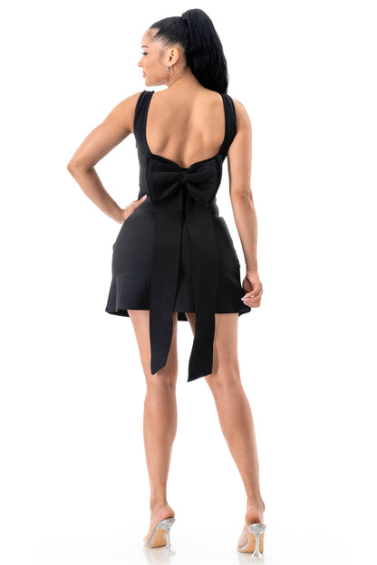Starlight Embellished Bandage Mini Dress