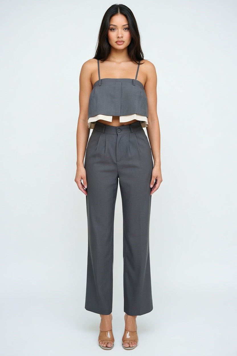 Executive Energy Layered Pant Set
