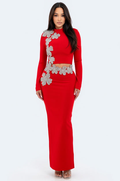Midnight Garden Embellished Bandage Set