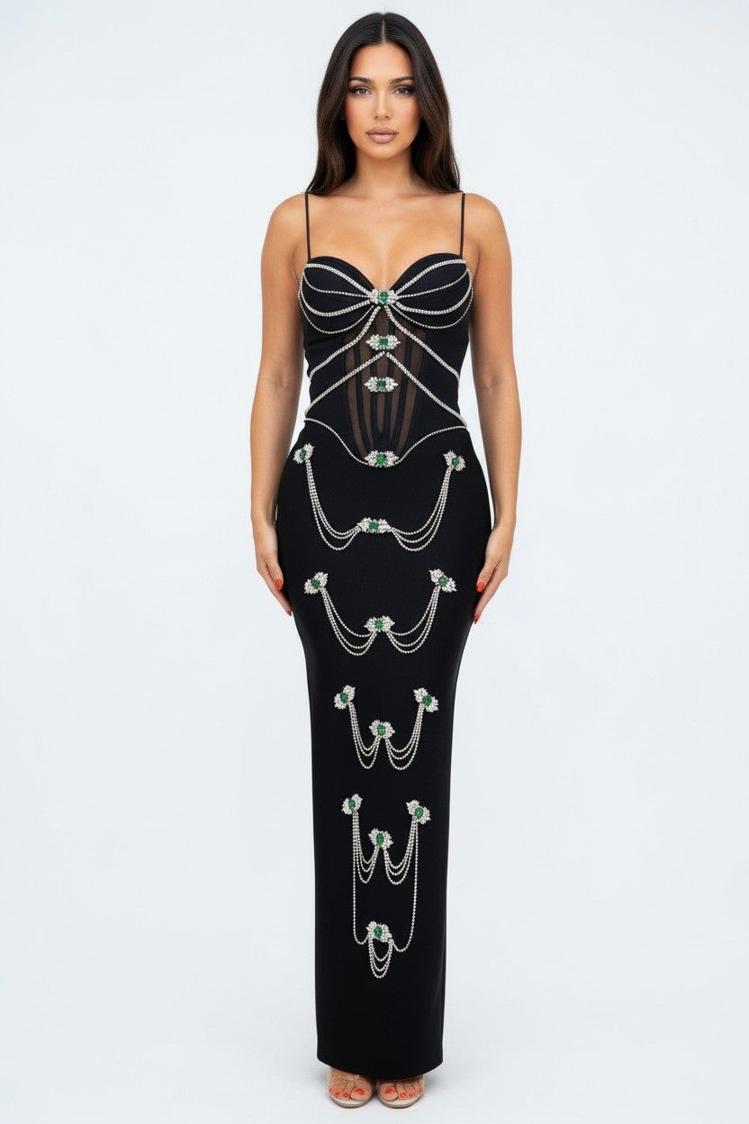 Imperial Jewel Corset Bandage Gown