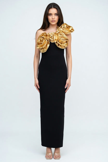 Gilded Rose Siren Bandage Maxi Dress