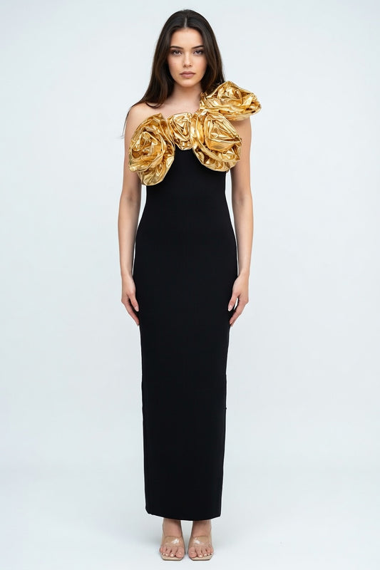 Gilded Rose Siren Bandage Maxi Dress