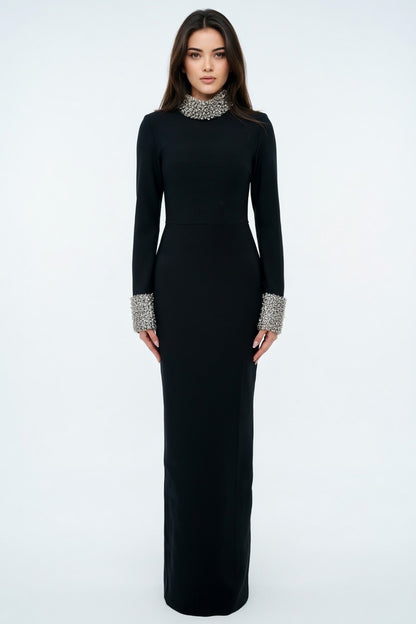 Regency Pearl Collar Bandage Gown